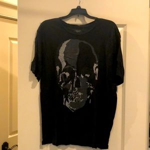 Zara Man XL Black Skull
